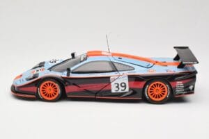 McLaren F1 GTR #39 Gulf R. Bellm / A. Gilbert / M. Sekiya 24 Hours of Le Mans 1997 UT Models 1:18 39725 Metal - imaginea 4 din 8