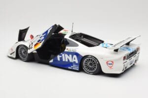 McLaren F1 GTR BMW Motorsport #42 J. Lehto / S. Soper / N. Piquet 24 Hours of Le Mans 1997 Minichamps 1:18 530133742 Metal - imaginea 5 din 8
