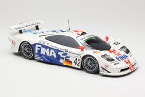 McLaren F1 GTR BMW Motorsport #42 J. Lehto / S. Soper / N. Piquet 24 Hours of Le Mans 1997 Minichamps 1:18 530133742 Metal - imaginea 6 din 8