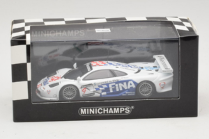 McLaren F1 GTR #9 Fina P. Kox / R. Ravaglia / A. Montermini 24 Hours of Le Mans 1997 Minichamps 1:43 MCLAREN002 Metal - imaginea 5 din 5
