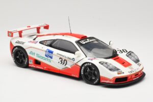 McLaren F1 GTR GT1 #30 West Competition J. Nielsen 1996 UT Models 1:18 39624 Metal - imaginea 6 din 8