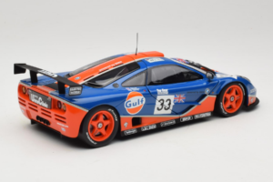 McLaren F1 GTR Gulf #33 R. Bellm / M. Weaver / J-J. Lehto 24 Hours of Le Mans 1996 UT Models 1:18 530161833 Metal - imaginea 3 din 8