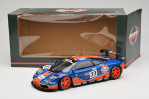 McLaren F1 GTR Gulf #33 R. Bellm / M. Weaver / J-J. Lehto 24 Hours of Le Mans 1996 UT Models 1:18 530161833 Metal - imaginea 8 din 8