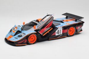 McLaren F1 GTR Gulf #41 P. Gounon / S. Oloffson 24 Hours of Le Mans 1997 Minichamps 1:18 530133741 Metal - imaginea 2 din 8
