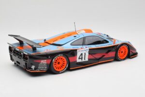 McLaren F1 GTR Gulf #41 P. Gounon / S. Oloffson 24 Hours of Le Mans 1997 Minichamps 1:18 530133741 Metal - imaginea 3 din 8