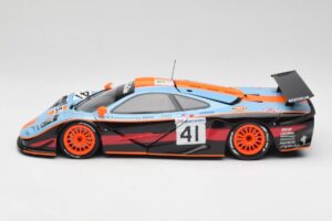 McLaren F1 GTR Gulf #41 P. Gounon / S. Oloffson 24 Hours of Le Mans 1997 Minichamps 1:18 530133741 Metal - imaginea 4 din 8