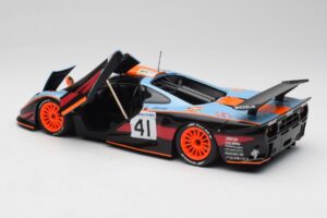 McLaren F1 GTR Gulf #41 P. Gounon / S. Oloffson 24 Hours of Le Mans 1997 Minichamps 1:18 530133741 Metal - imaginea 5 din 8