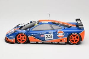 McLaren F1 GTR Gulf Racing #33 S. Bellm / A. Weaver / J. Lehto 24 Hours of Le Mans 1996 Minichamps 1:18 530133633 Metal - imaginea 4 din 8