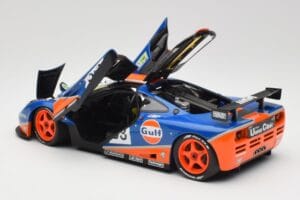 McLaren F1 GTR Gulf Racing #33 S. Bellm / A. Weaver / J. Lehto 24 Hours of Le Mans 1996 Minichamps 1:18 530133633 Metal - imaginea 5 din 8