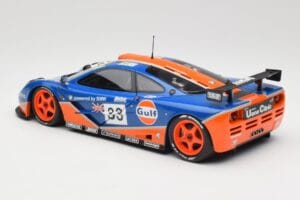 McLaren F1 GTR Gulf Racing #33 S. Bellm / A. Weaver / J. Lehto 24 Hours of Le Mans 1996 Minichamps 1:18 530133633 Metal - imaginea 7 din 8