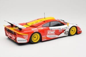 McLaren F1 GTR Gulf Team Davidoff #40 D. O'Rourke / G. Sugden / J. Auberlein 24 Hours of Le Mans 1998 Minichamps 1:18 5301338 - imaginea 3 din 8