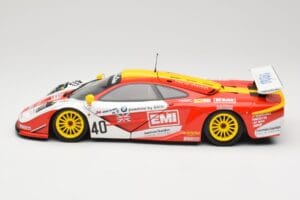 McLaren F1 GTR Gulf Team Davidoff #40 D. O'Rourke / G. Sugden / J. Auberlein 24 Hours of Le Mans 1998 Minichamps 1:18 5301338 - imaginea 4 din 8