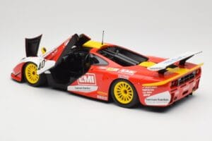 McLaren F1 GTR Gulf Team Davidoff #40 D. O'Rourke / G. Sugden / J. Auberlein 24 Hours of Le Mans 1998 Minichamps 1:18 5301338 - imaginea 5 din 8