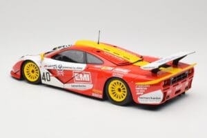 McLaren F1 GTR Gulf Team Davidoff #40 D. O'Rourke / G. Sugden / J. Auberlein 24 Hours of Le Mans 1998 Minichamps 1:18 5301338 - imaginea 7 din 8