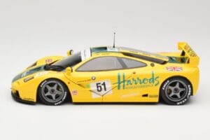McLaren F1 GTR Harrods Mach One Racing #51 A. Wallace / D. Bell / J. Bell 24 Hours of Le Mans 1995 Minichamps 1:18 530133551  - imaginea 4 din 8