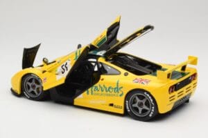 McLaren F1 GTR Harrods Mach One Racing #51 A. Wallace / D. Bell / J. Bell 24 Hours of Le Mans 1995 Minichamps 1:18 530133551  - imaginea 5 din 8