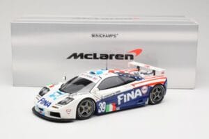 McLaren F1 GTR Team Bigazzi #39 N. Piquet / A. Cecotto / D. Sullivan 24 Hours of Le Mans 1996 Minichamps 1:18 530133639 Metal - imaginea 8 din 8
