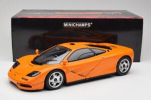 McLaren F1 Portocaliu Minichamps 1:12 530133131 Metal - imaginea 9 din 9