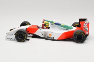 McLaren MP4/8 Ford #8 A. Senna Winner Australian GP 1993 Minichamps 1:18 540933838 Metal - imaginea 4 din 7