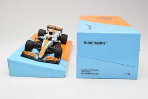 McLaren MCL35M #4 L. Norris 3rd Place Monaco GP 2021 Minichamps 1:18 533212402 Metal - imaginea 6 din 6