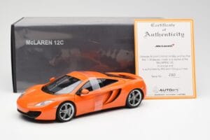 McLaren MP4-12C Portocaliu AUTOart 1:18 76006 Metal - imaginea 8 din 8
