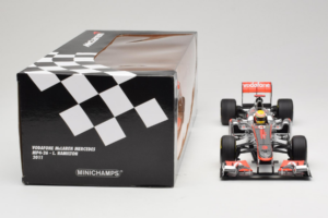 McLaren MP4-26 Mercedes #3 L. Hamilton Vodafone McLaren F1 2011 Minichamps 1:18 530111803 Metal - imaginea 7 din 7