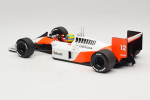 McLaren MP4/4 Honda #12 A. Senna Marlboro McLaren F1 World Champion 1988 Minichamps 1:18 540881812 Metal - imaginea 5 din 7