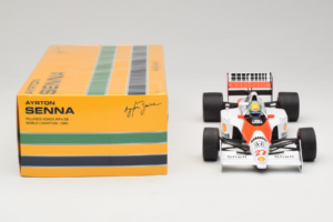 McLaren MP4/5B Honda #27 A. Senna Marlboro McLaren F1 World Champion 1990 Minichamps 1:18 540901827 Metal - imaginea 6 din 7