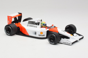 McLaren MP4/6 Honda #1 A. Senna Marlboro McLaren F1 World Champion 1991 Minichamps 1:18 540911801 Metal - imaginea 4 din 7