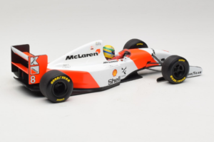 McLaren MP4/8 Ford #8 A. Senna Marlboro McLaren 1993 Minichamps 1:18 540931808 Metal - imaginea 2 din 7