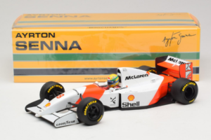 McLaren MP4/8 Ford #8 A. Senna Marlboro McLaren 1993 Minichamps 1:18 540931808 Metal - imaginea 7 din 7