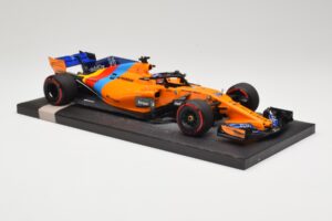 McLaren MCL33 Renault #14 F. Alonso Last F1 Race Abu Dhabi GP 2018 Minichamps 1:18 537183914 Metal - imaginea 4 din 6