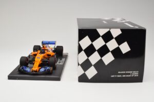 McLaren MCL33 Renault #14 F. Alonso Last F1 Race Abu Dhabi GP 2018 Minichamps 1:18 537183914 Metal - imaginea 6 din 6