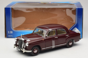 Mercedes 180 Ponton Roșu Închis Revell 1:18 08876 Metal - imaginea 6 din 6