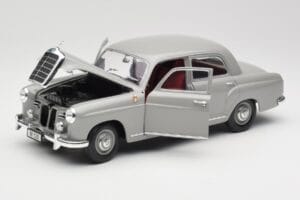 Mercedes 180 W120 Ponton Graphite Grey Revell 1:18 08974 Metal - imaginea 2 din 8