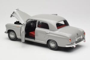 Mercedes 180 W120 Ponton Graphite Grey Revell 1:18 08974 Metal - imaginea 5 din 8