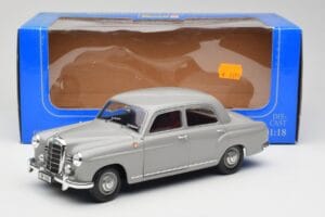 Mercedes 180 W120 Ponton Graphite Grey Revell 1:18 08974 Metal - imaginea 8 din 8
