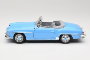 Mercedes 190 SL W121 Albastru Deschis Norev 1:18 183400 Metal - imaginea 4 din 8
