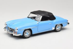 Mercedes 190 SL W121 Albastru Deschis Norev 1:18 183400 Metal