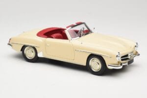 Mercedes 190 SL W121 Bej Minichamps 1:18 103037034 Metal - imaginea 6 din 8