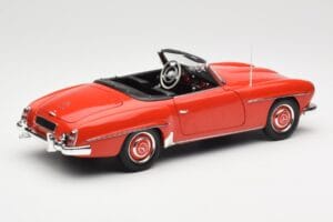 Mercedes 190 SL W121 Guards Red Minichamps 1:18 100037032 Metal - imaginea 3 din 8