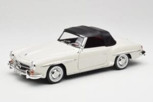 Mercedes 190 SL W121 Gri Deschis Norev 1:18 B66040710 Metal - imaginea 3 din 10