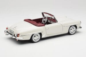 Mercedes 190 SL W121 Gri Deschis Norev 1:18 B66040710 Metal - imaginea 4 din 10
