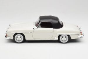 Mercedes 190 SL W121 Gri Deschis Norev 1:18 B66040710 Metal - imaginea 5 din 10