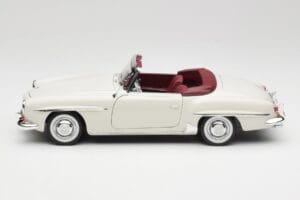 Mercedes 190 SL W121 Gri Deschis Norev 1:18 B66040710 Metal - imaginea 6 din 10