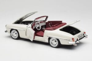 Mercedes 190 SL W121 Gri Deschis Norev 1:18 B66040710 Metal - imaginea 7 din 10