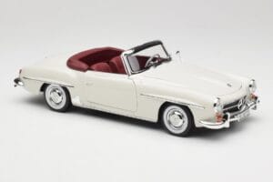 Mercedes 190 SL W121 Gri Deschis Norev 1:18 B66040710 Metal - imaginea 8 din 10