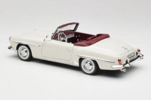 Mercedes 190 SL W121 Gri Deschis Norev 1:18 B66040710 Metal - imaginea 9 din 10