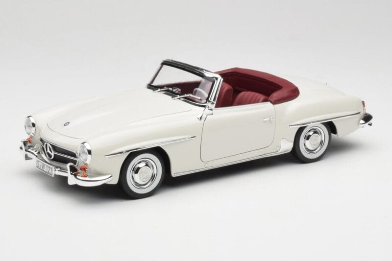 Mercedes 190 SL W121 Gri Deschis Norev 1:18 B66040710 Metal