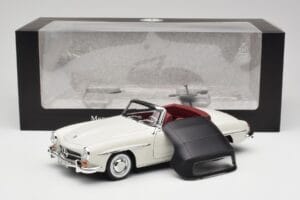 Mercedes 190 SL W121 Gri Deschis Norev 1:18 B66040710 Metal - imaginea 10 din 10